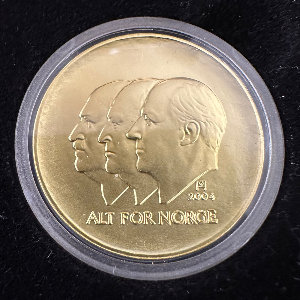 16,96g .917Au (1/2oz)(SPOT+2%) 1500KR 2004 Hundreårsmarkeringen i kapsel