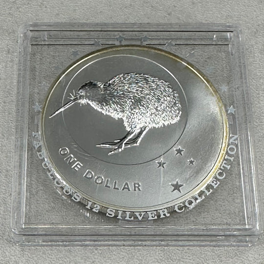 1oz .999Ag Kiwi NewZealand 2010(Patina)