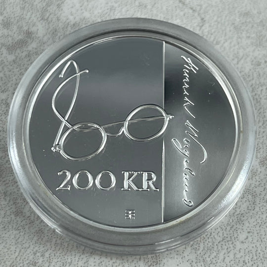 15,55g .999Ag(Netweight)(SPOT)200kr Wergeland Norge 2008