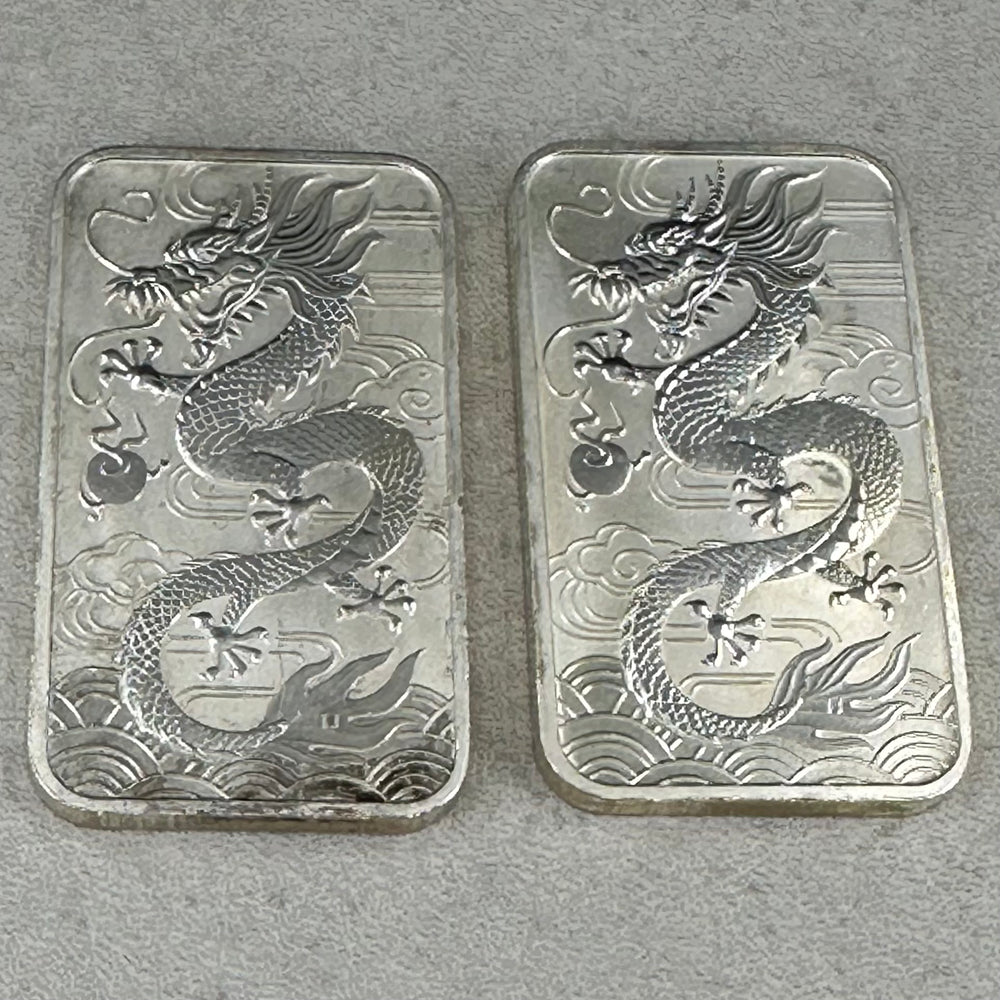 2oz .999Ag Australian Dragon 2018