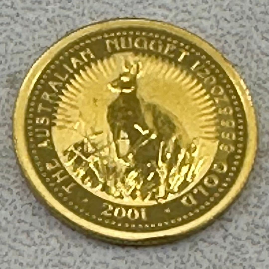 1/20oz .999Au Australian Nugget 2001