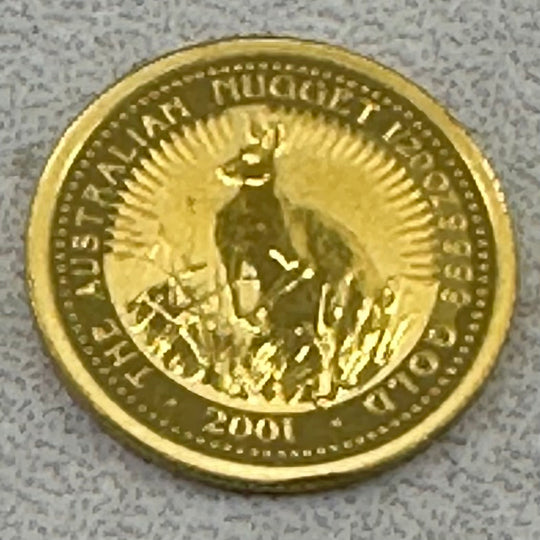 1/20oz .999Au Australian Nugget 2001