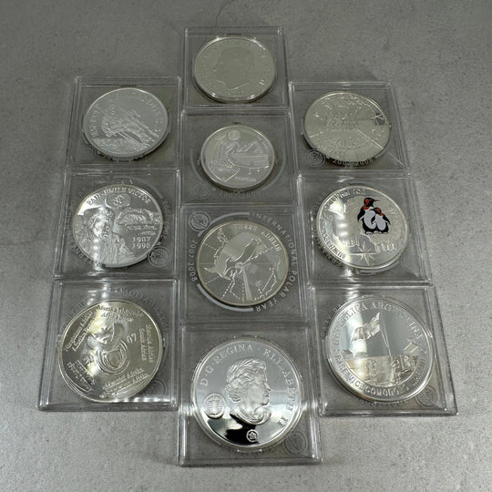 245,1g .999Ag (SPOT) commemorative coins polar year 2007/2008