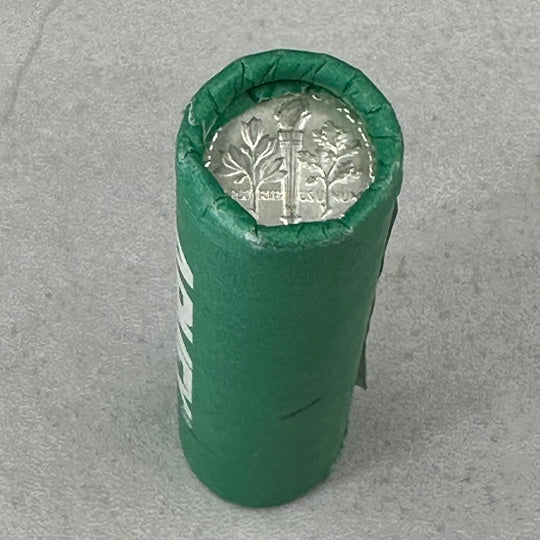 113,4g .900Ag 50STK.Roosevelt Dimes i tube