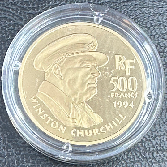 17g .920Au 500Francs 1994 Winston Churchill