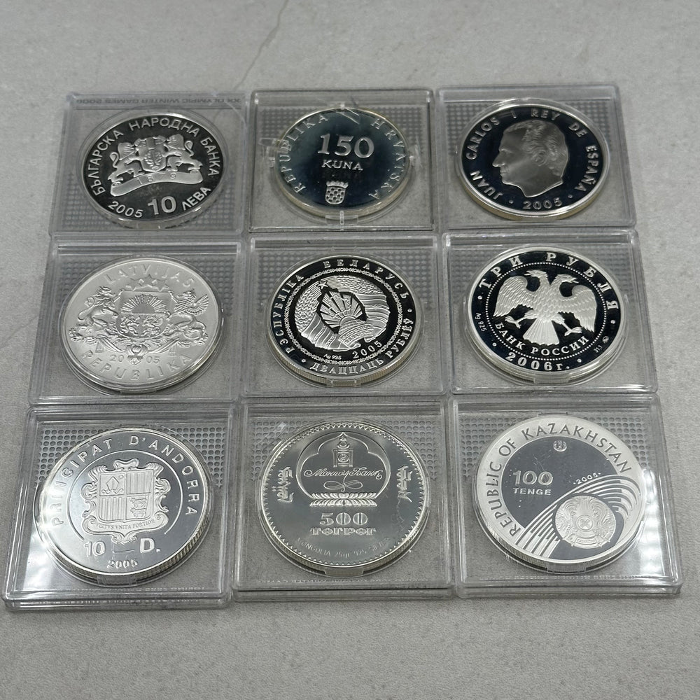 252,37g .925Ag(SPOT)commemorative coins Torino OL 2006