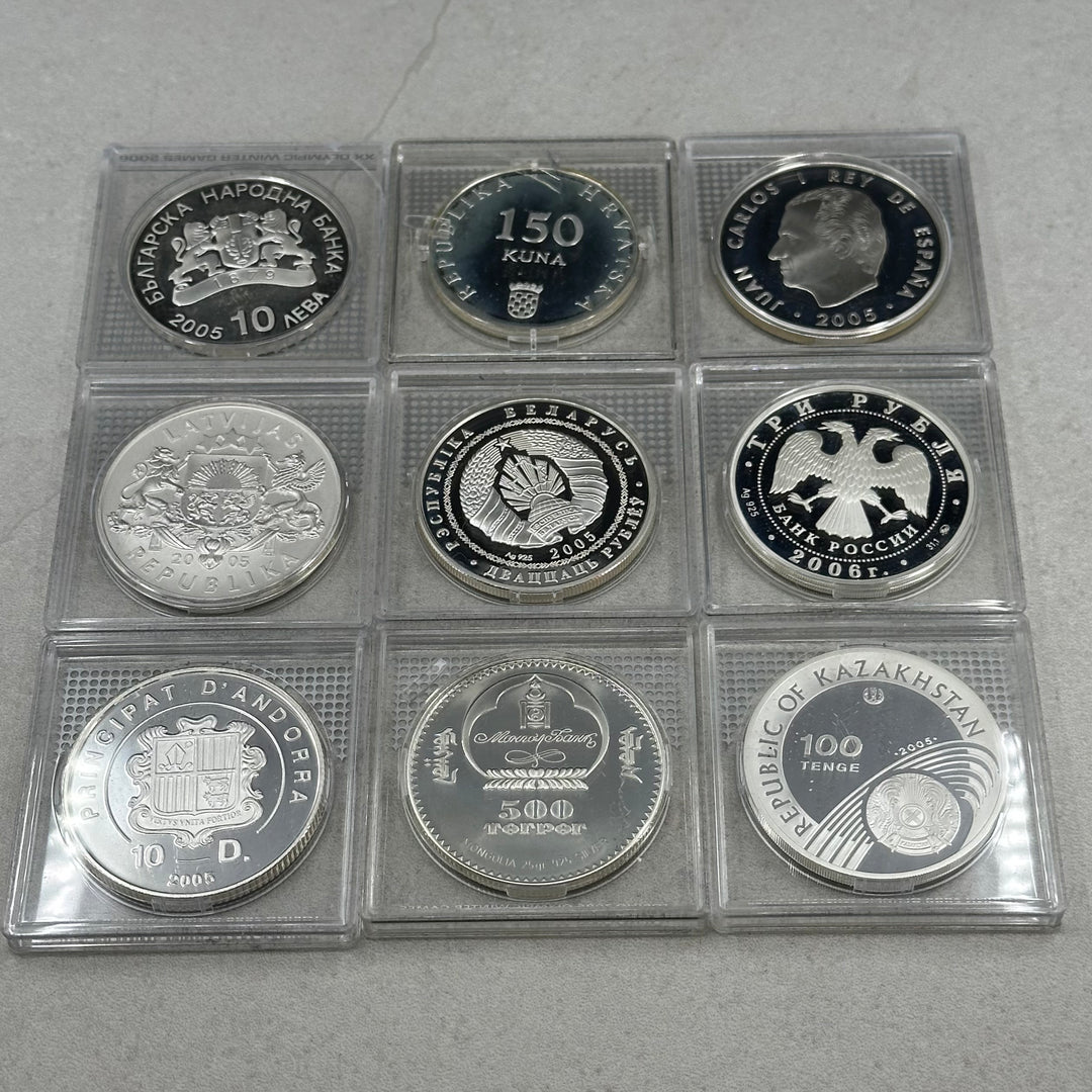 252,37g .925Ag(SPOT)commemorative coins Torino OL 2006