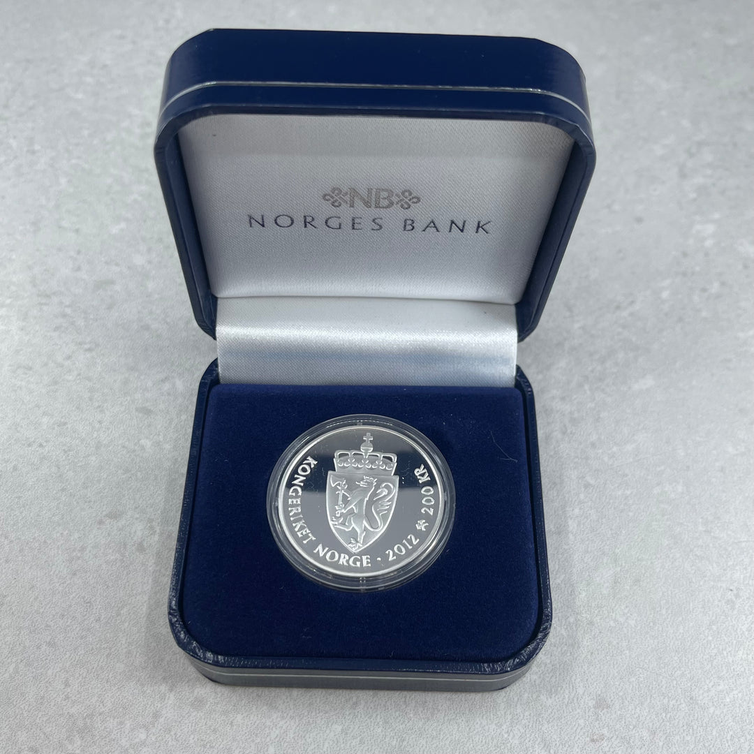 15,55g .999Ag(Netweight)(SPOT)200kr Norge 2012 Kongeparet 75år