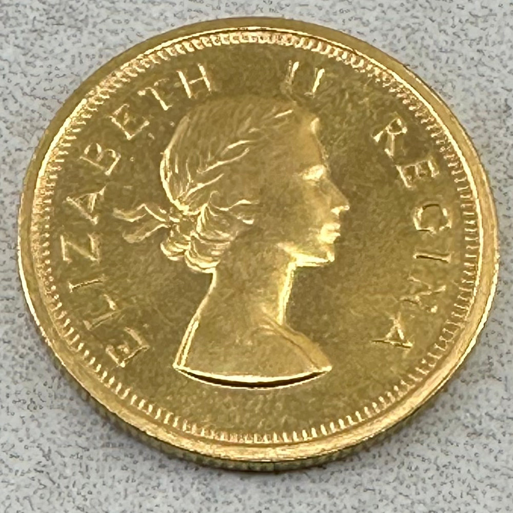 7,98g .917Au £1 Sør Afrika 1953