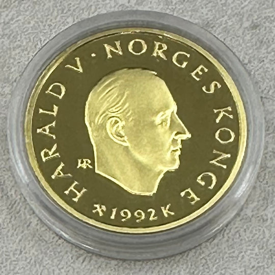 16,96g .917Au 1500kr Norge 1992 Lillehammer OL