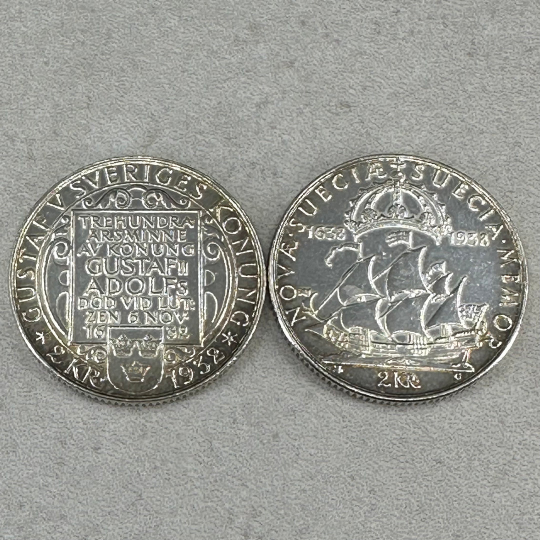 30g .800Ag 2KR Minnemynter Sverige
