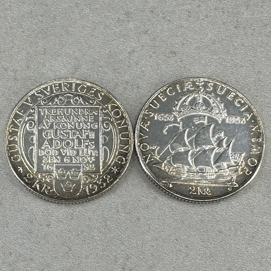 30g .800Ag 2KR Minnemynter Sverige