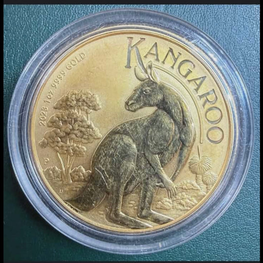 1oz .999Au 100 Dollar Australian Kangaroo 2022
