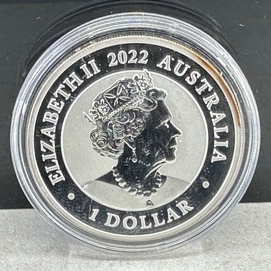 1oz .999Ag 1Dollar Australia 2022 Silver Swan(Patina)