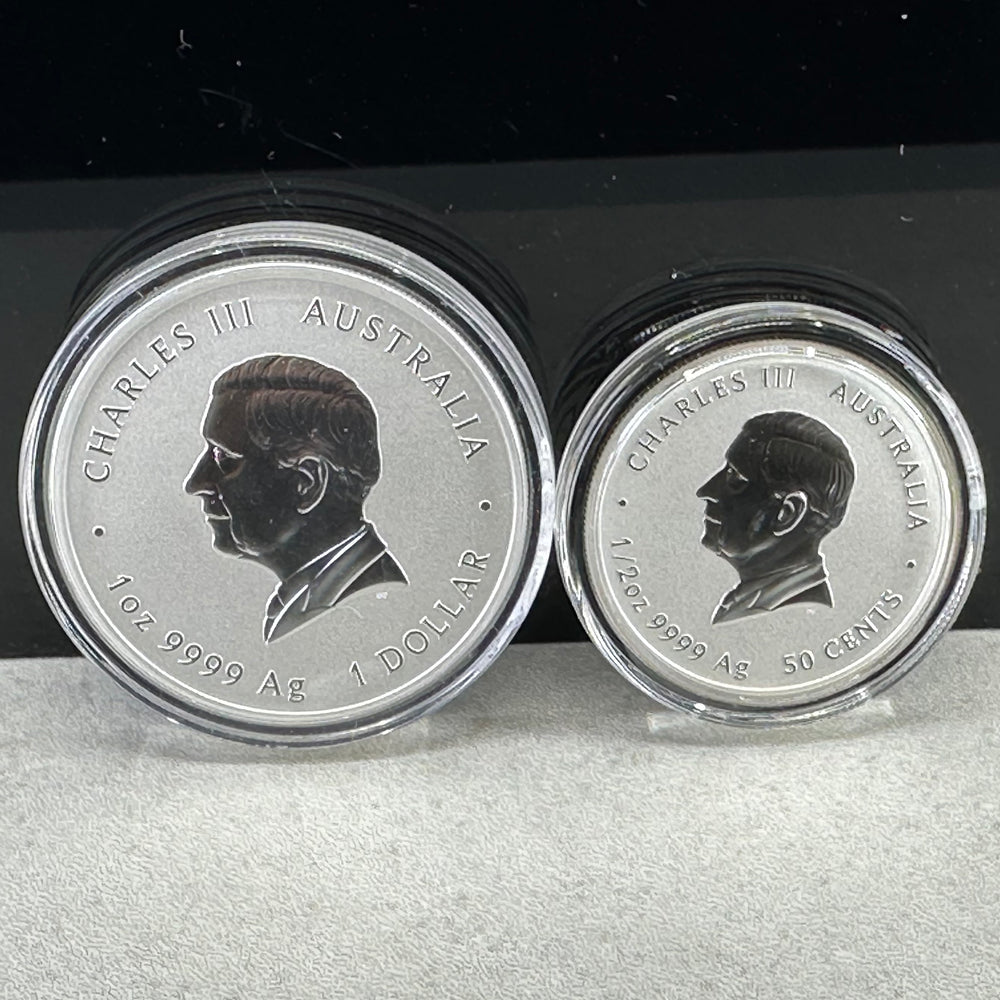 1 1/2oz .999Ag 1dollar/50cent Australia Year of the snake 2025
