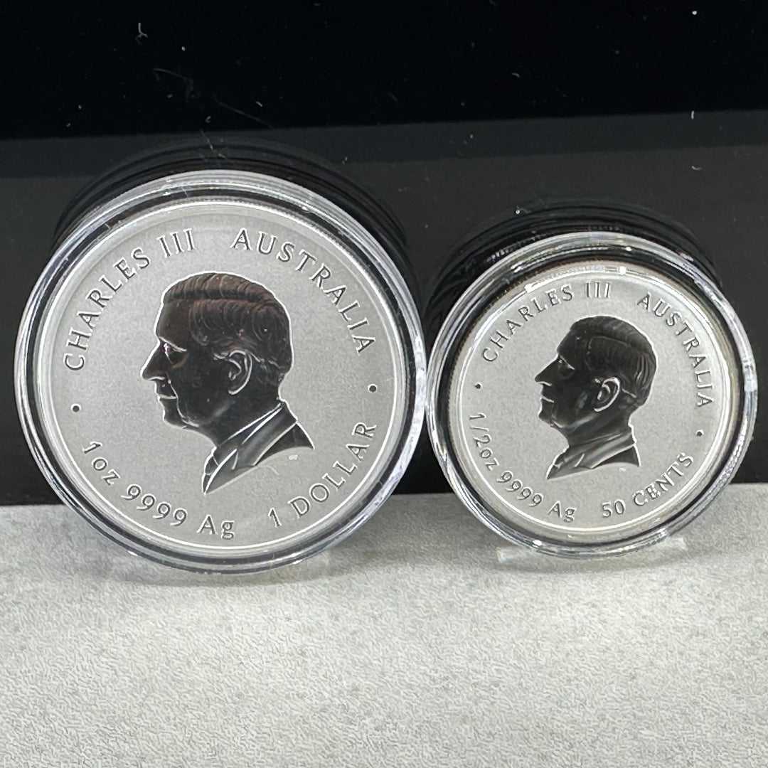 1 1/2oz .999Ag 1dollar/50cent Australia Year of the snake 2025
