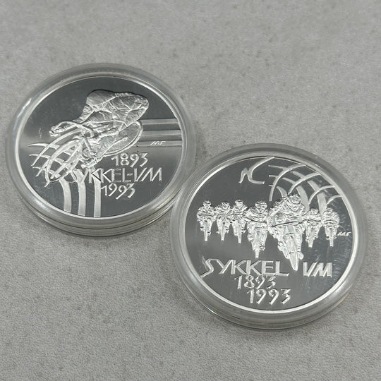 2oz .999Ag(NetWeight)100kr Norge x 2