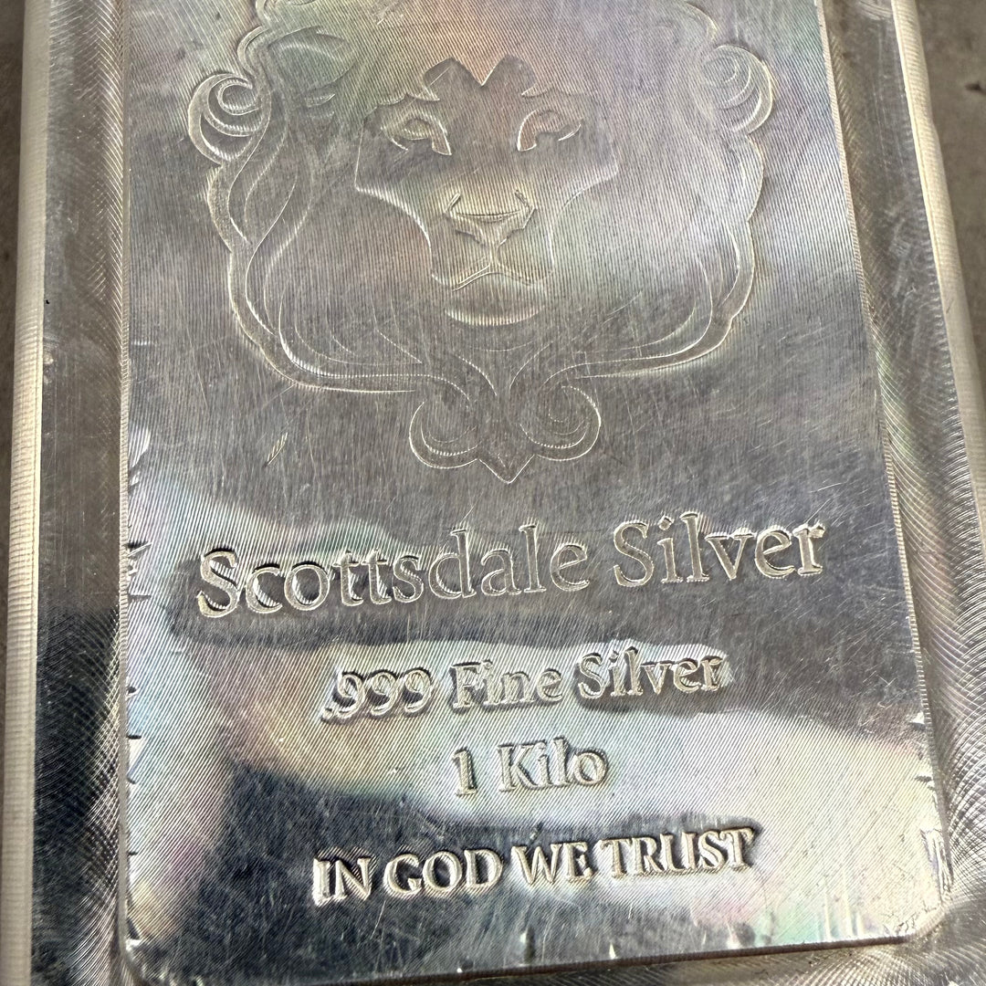 1KG .999Ag Barre Scotsdale Silver