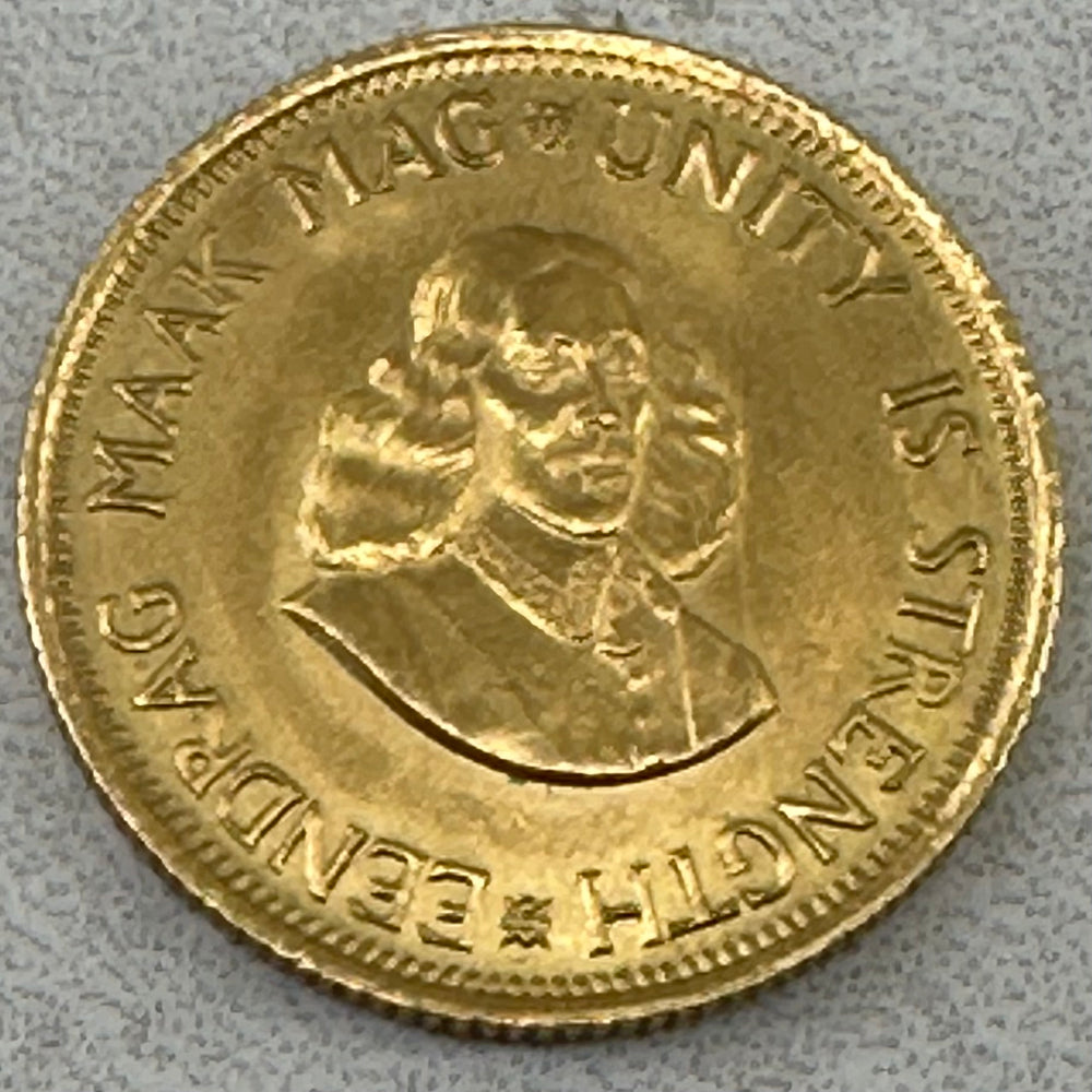 7,98g .917Au 2Rand Sør Afrika 1968
