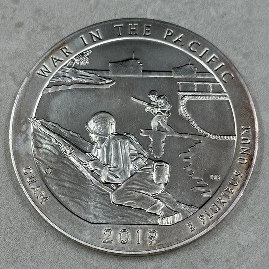 5oz .999Ag Quarter Dollar USA 2019 War in the pacific