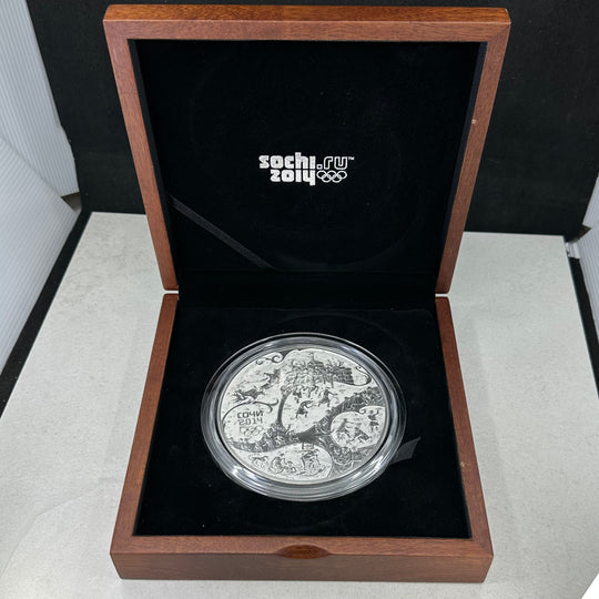 1Kg .925Ag Russland Sochi OL 2014