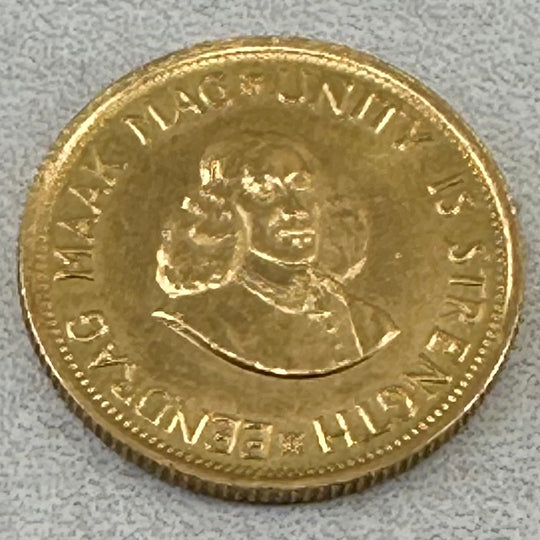 7,98g .917Au 2Rand Sør Afrika 1969