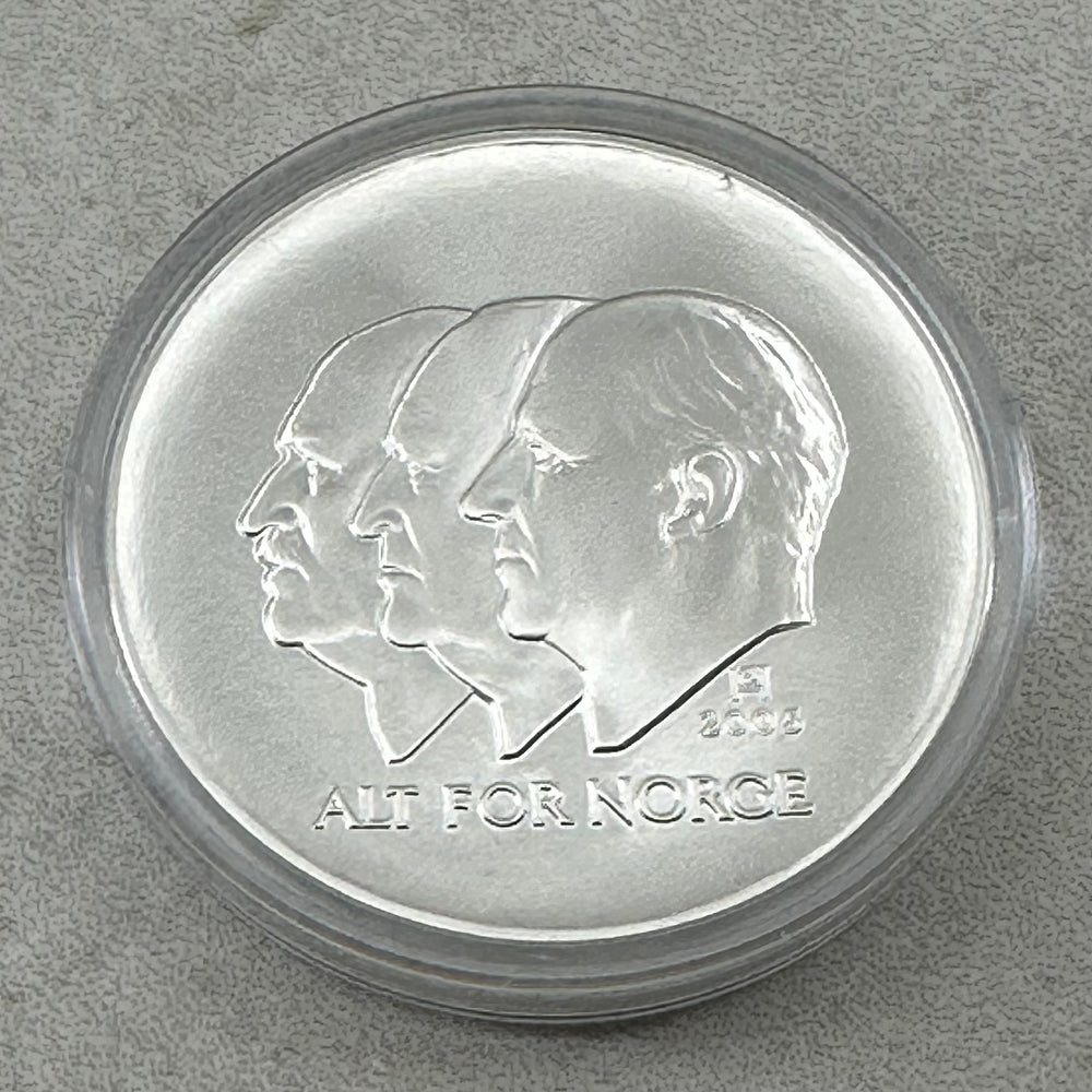 33.8g .925 Silver (SPOT) 100Kr 2005 Norge Unionsoppløsningen i kapsel
