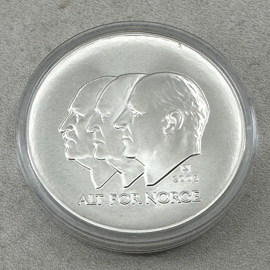 33.8g .925 Silver (SPOT) 100Kr 2005 Norge Unionsoppløsningen i kapsel