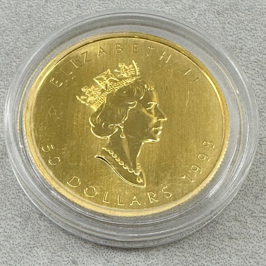1oz .999Au Maple Leaf Canada 1998