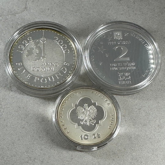 65.4g .999Ag Net (SPOT) 3stk Millennium Minnemynter