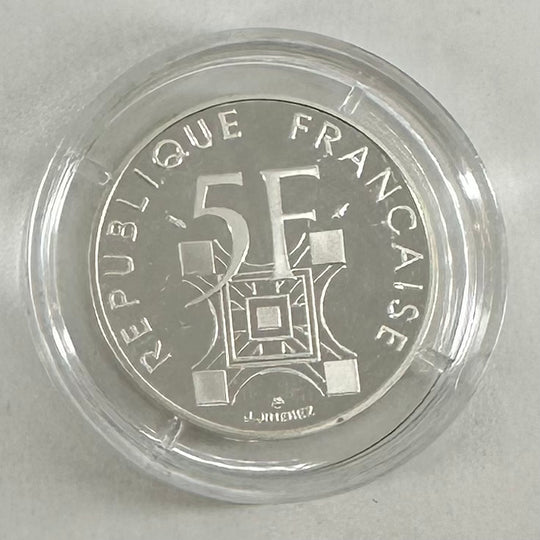 12g .900Ag (SPOT) 5 Francs Tour Eifel 1889-1989