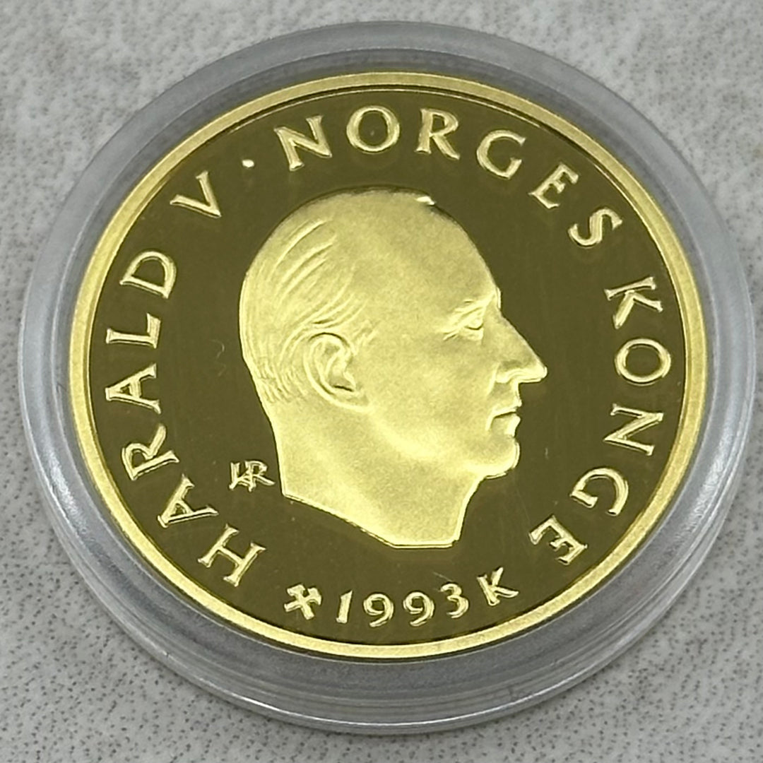 16,96g .917Au 1500kr Norge 1993 Lillehammer OL