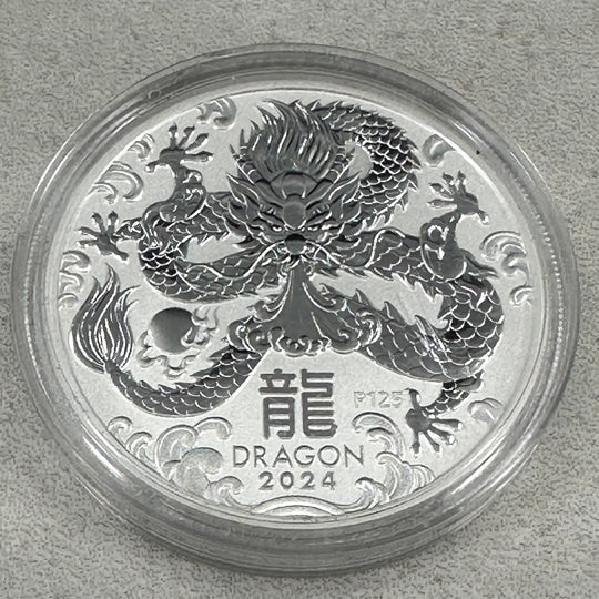 1oz .999Ag Australian Dragon 2024