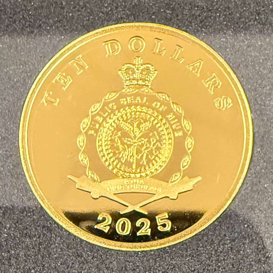 1/4oz .999Au (Spot+2%) $10 2025 Niue