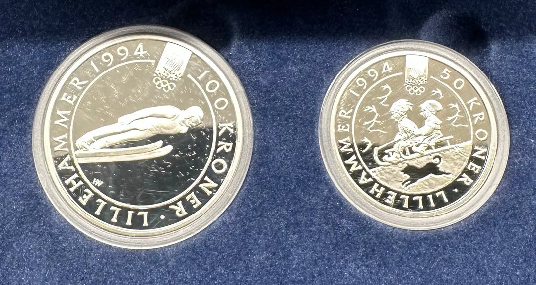 50.8g 925 Silver (SPOT) Lillehammer’94 Sølvpar nr.4