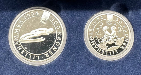 50.8g 925 Silver (SPOT) Lillehammer’94 Sølvpar nr.4