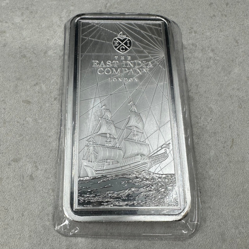 250g .999Ag(SPOT+5%)£10 St.Helena(Vakumpakket)(Litt Patina)