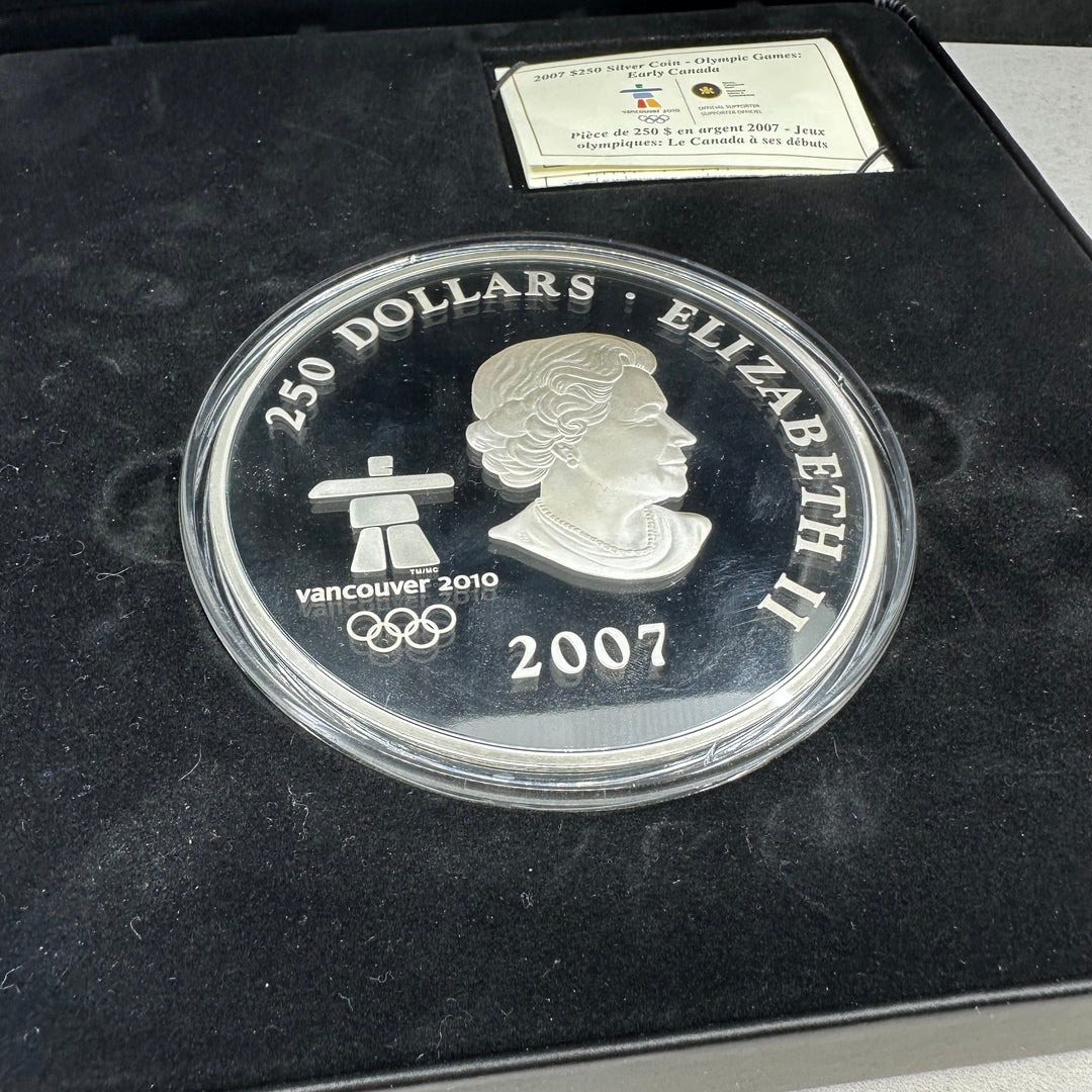 1Kg .999Ag 250Dollar Canada Vancouver OL 2010