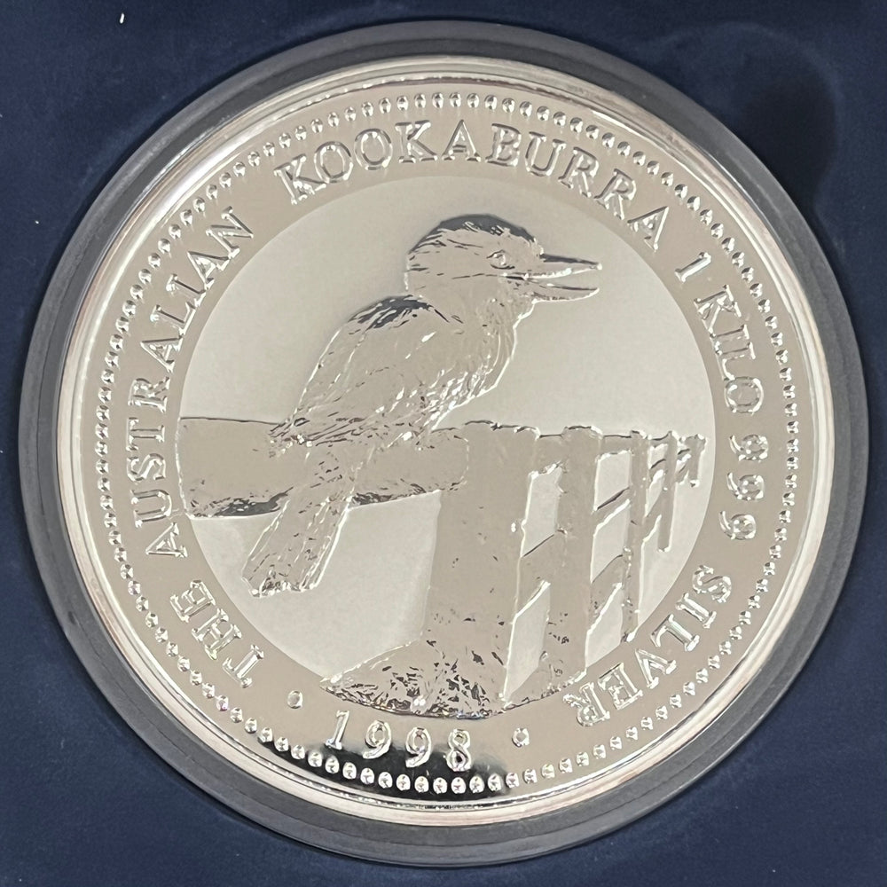 1KG .999Ag Kookaburra 1998 30 Dollar