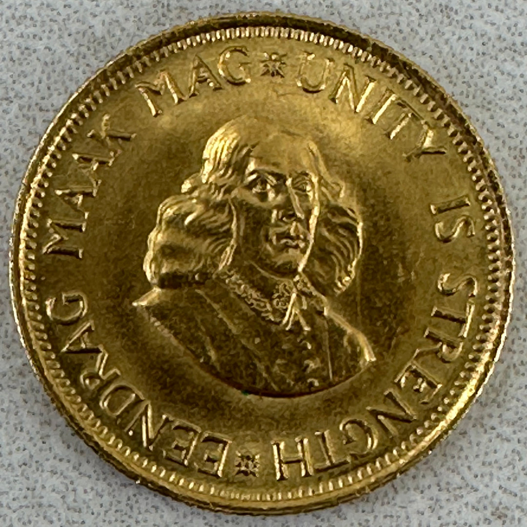 7,98g .917Au 2Rand Sør Afrika 1968