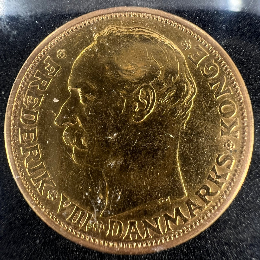 8.96g .900Au (SPOT) 20KR 1911 Danmark