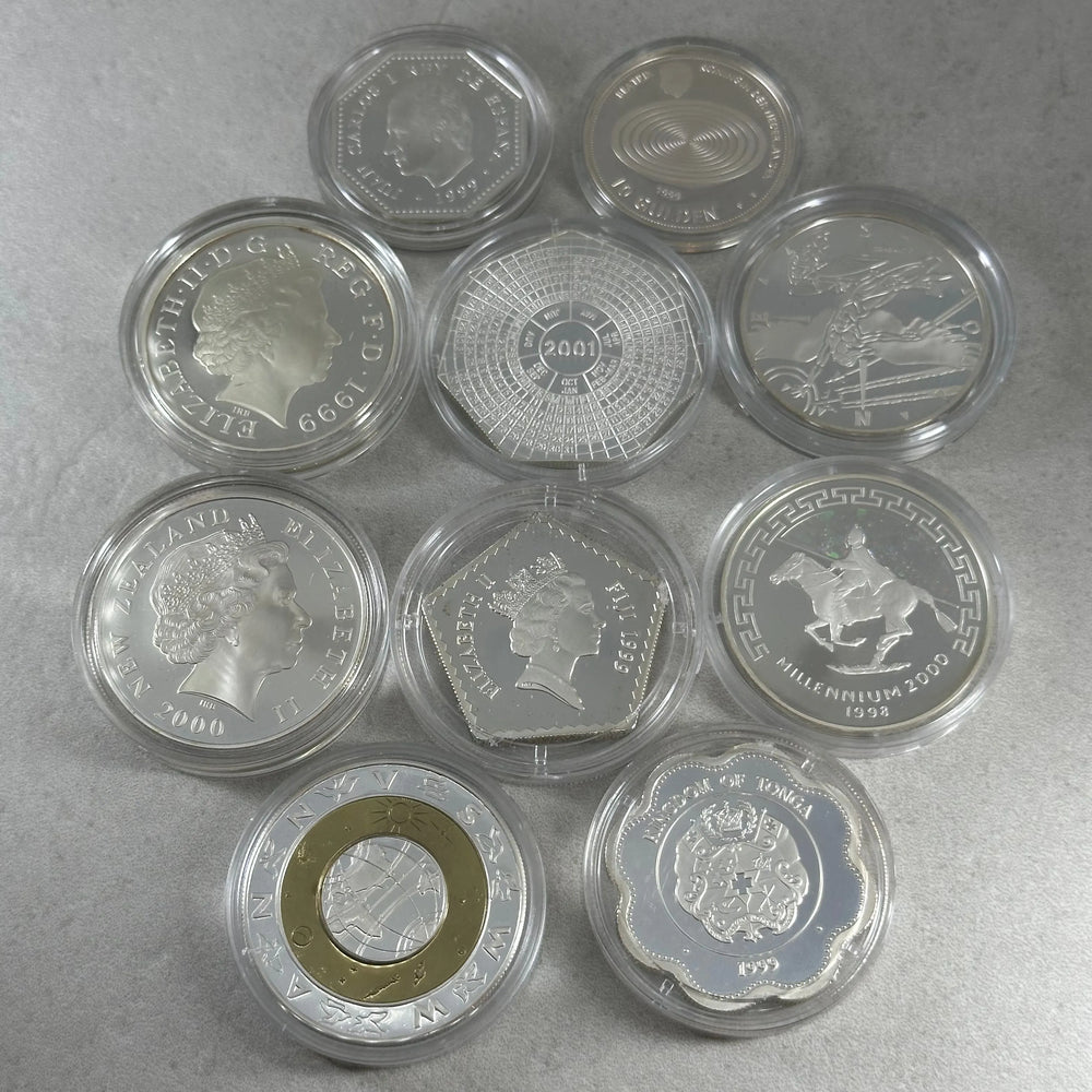 211.7 .999Ag Net (SPOT) 10stk Millennium Minnemynter