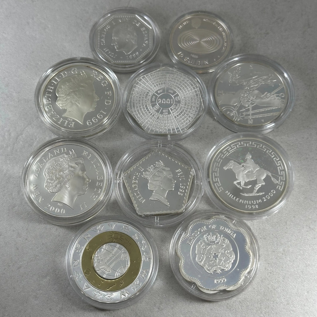 211.7 .999Ag Net (SPOT) 10stk Millennium Minnemynter