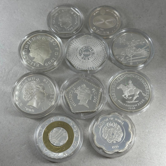 211.7 .999Ag Net (SPOT) 10stk Millennium Minnemynter