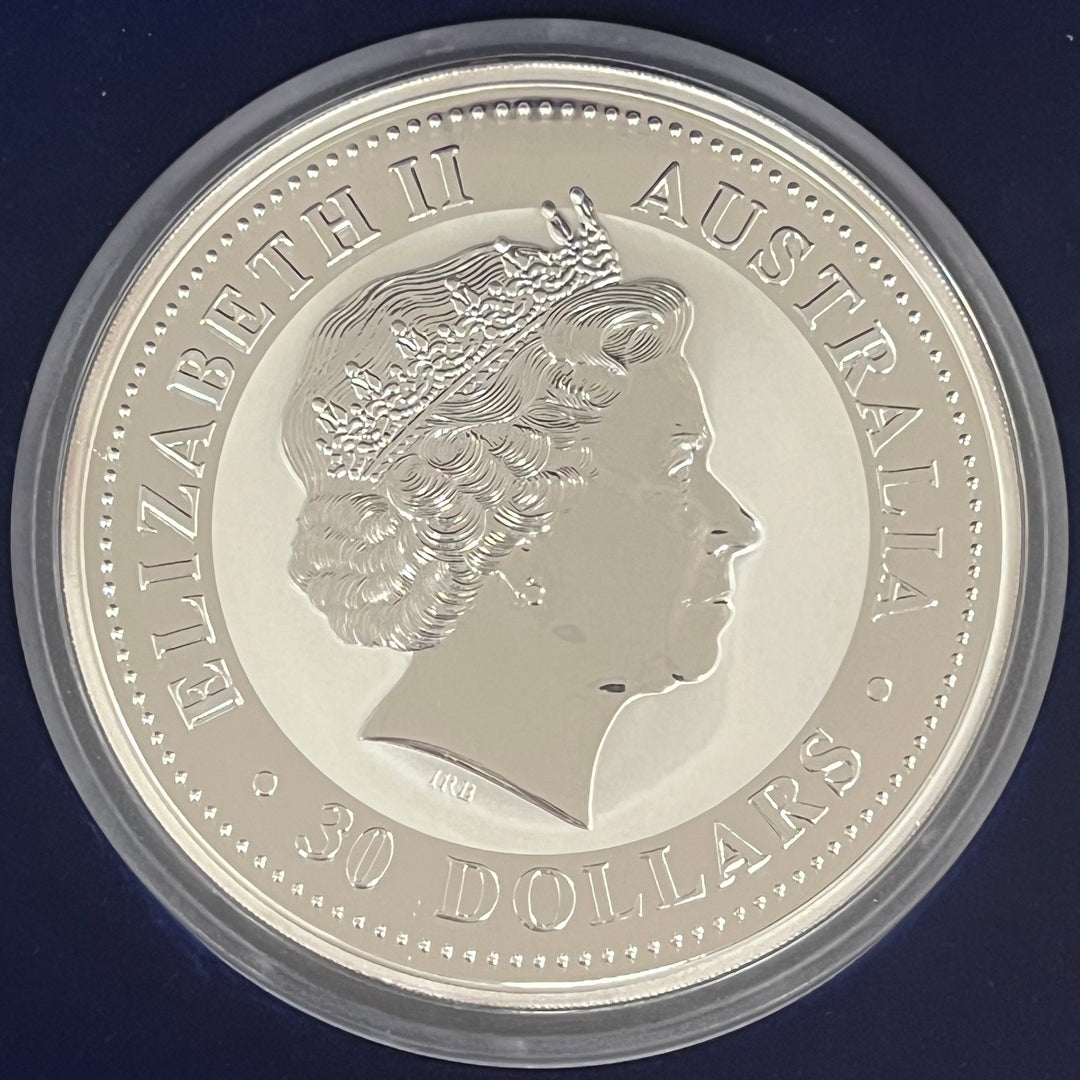 1KG .999Ag Kokaburra 2002 30 Dollar