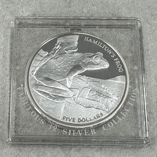 28,28g .999Ag Hamilton Frog New Zealand 2008