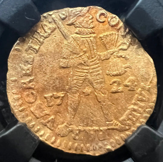 Utrecht Dukat 1724 Rundefunnet NGC Divers Edition