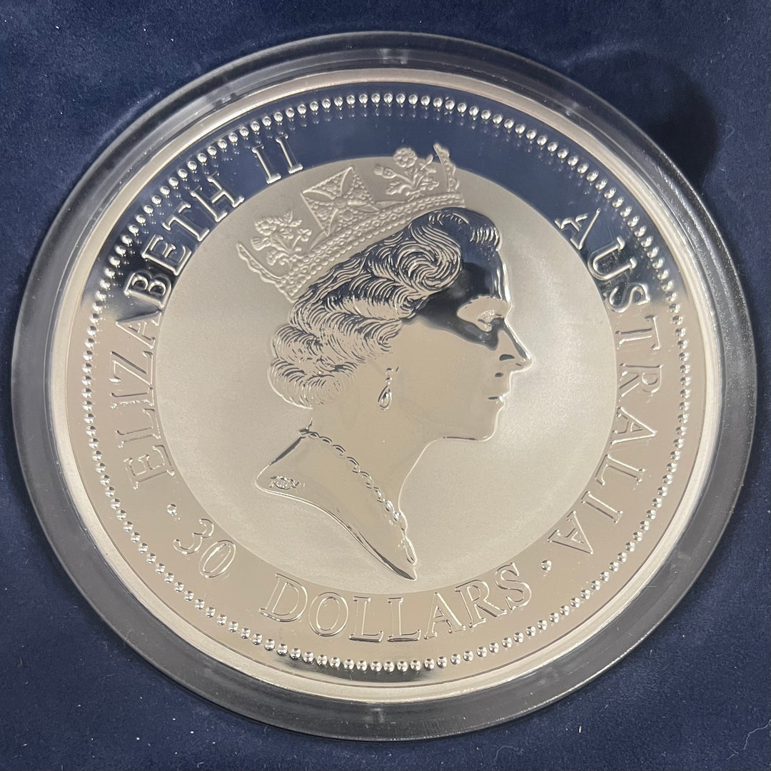 1KG .999Ag Kookaburra 1997 30 Dollar