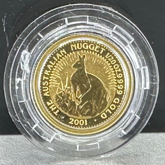 1/20oz .999Au Australian Nugget 2001