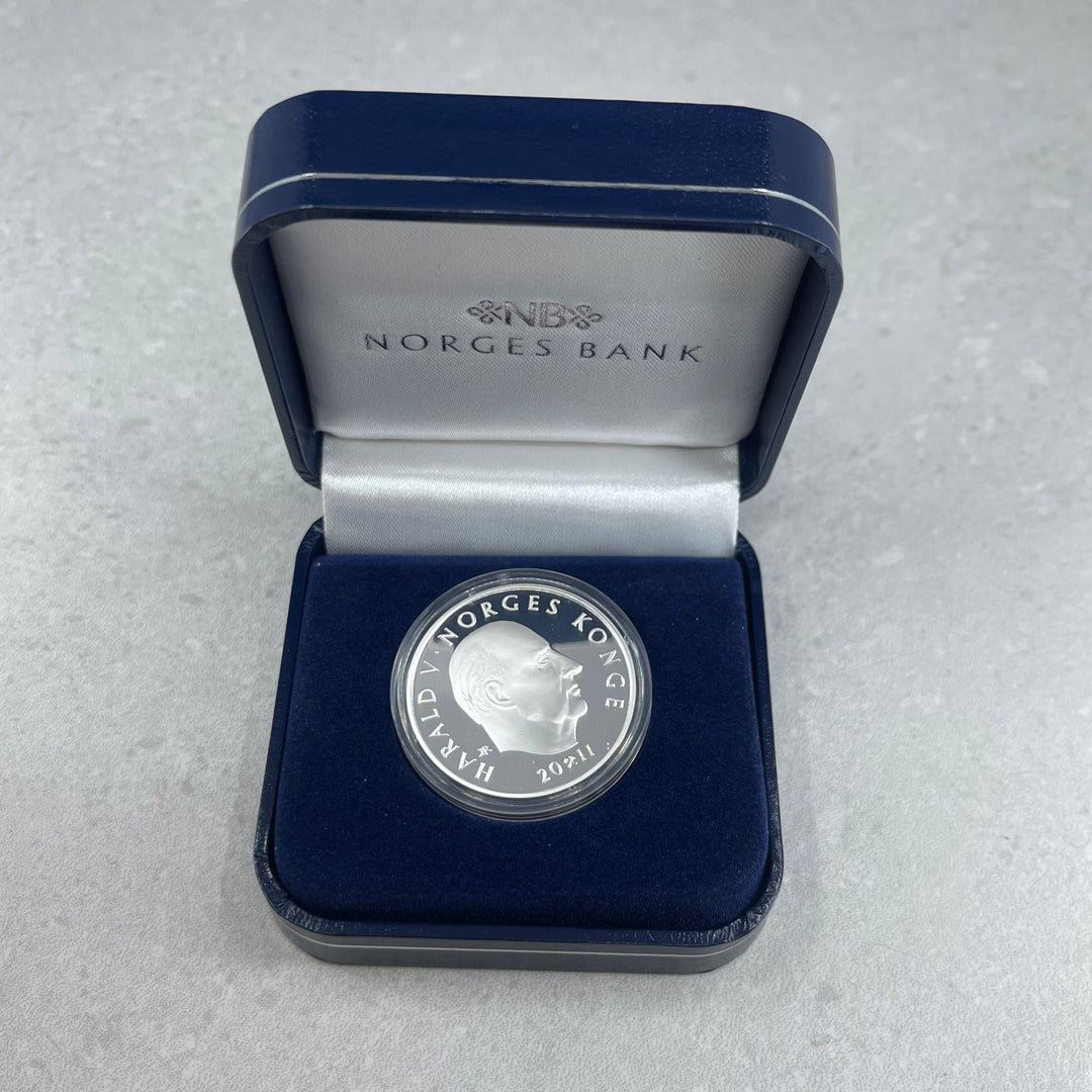 15,55g .999Ag(Netweight)(SPOT)200kr Norge 2011 Ski-VM